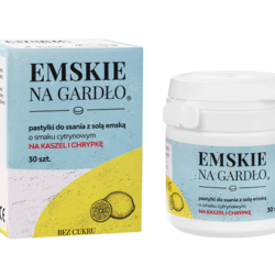 Эмские для горла - пастилки для рассасывания с эмской солью с лимонным вкусом