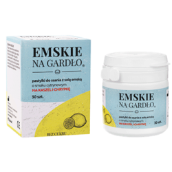 Emskie na gardło® o smaku cytrynowym